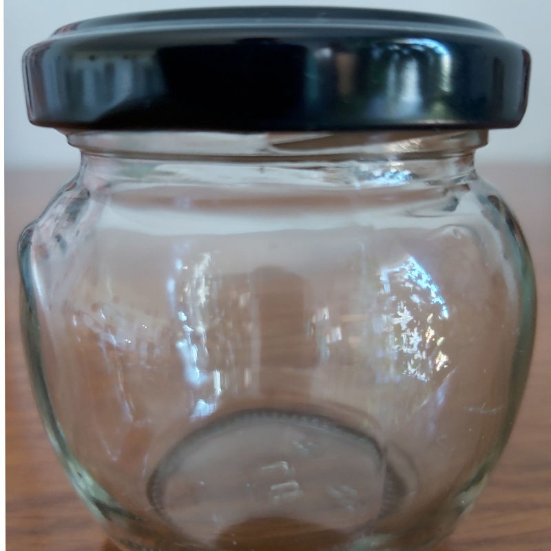 Pot cylindrique en verre